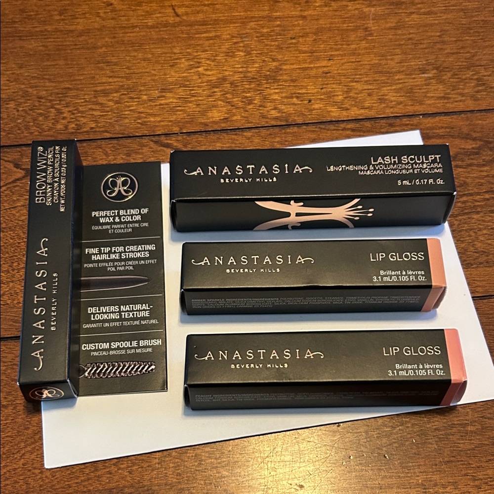 Anastasia Beverly Hills Brow and Lip Collection - set of four (4)